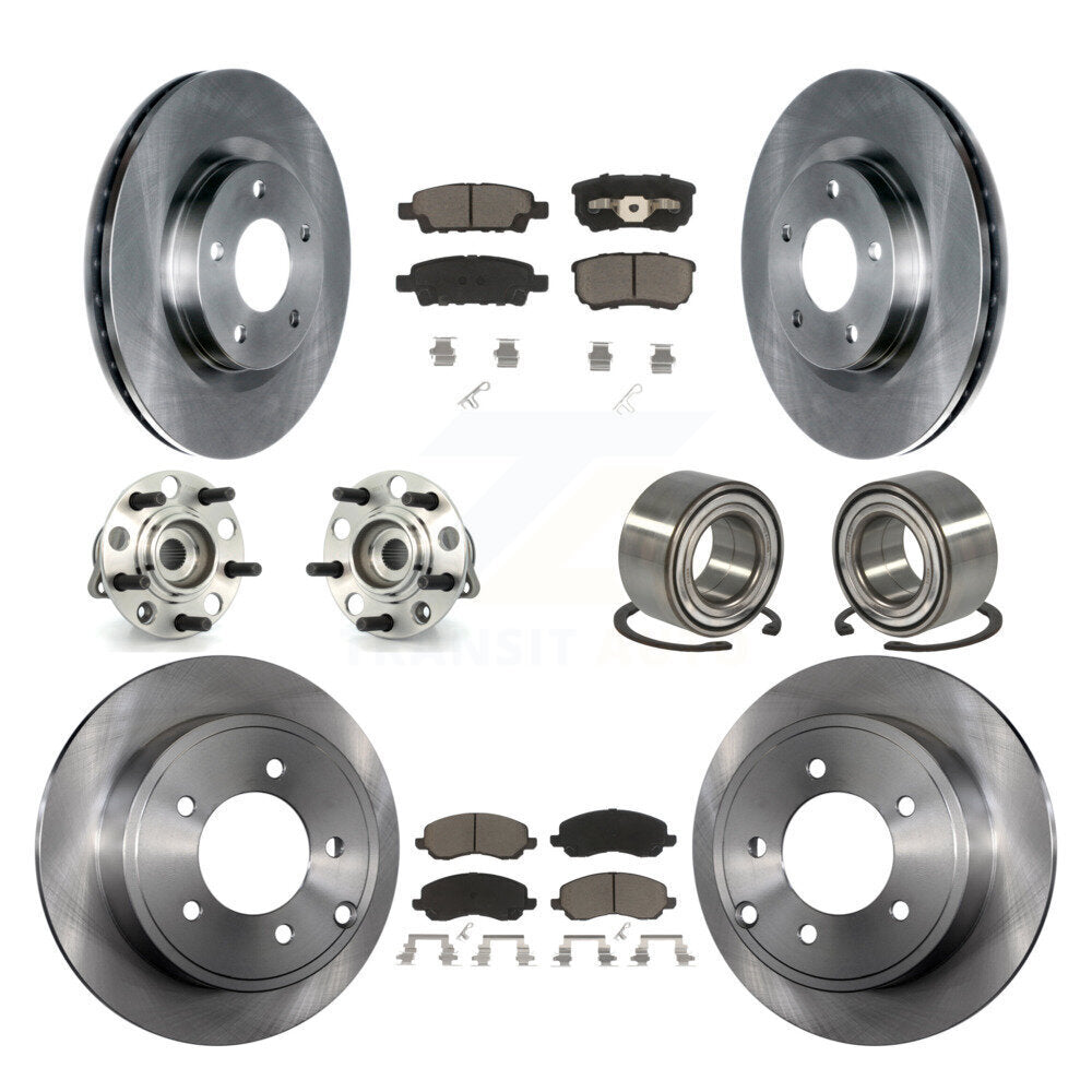 [Avant + Arrière] Kit de Roulement de roue pour Jeep Patriot Compass Dodge Caliber KBB-117167