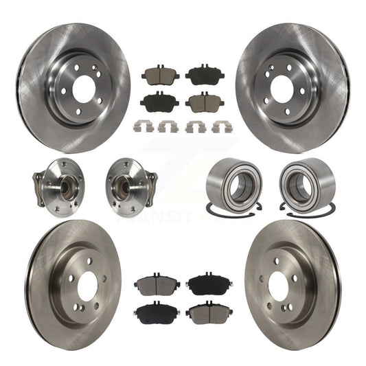 [Avant + Arrière] Kit de Roulement de roue pour 2015-2017 Mercedes-Benz GLA250 FWD avec Vented KBB-117181