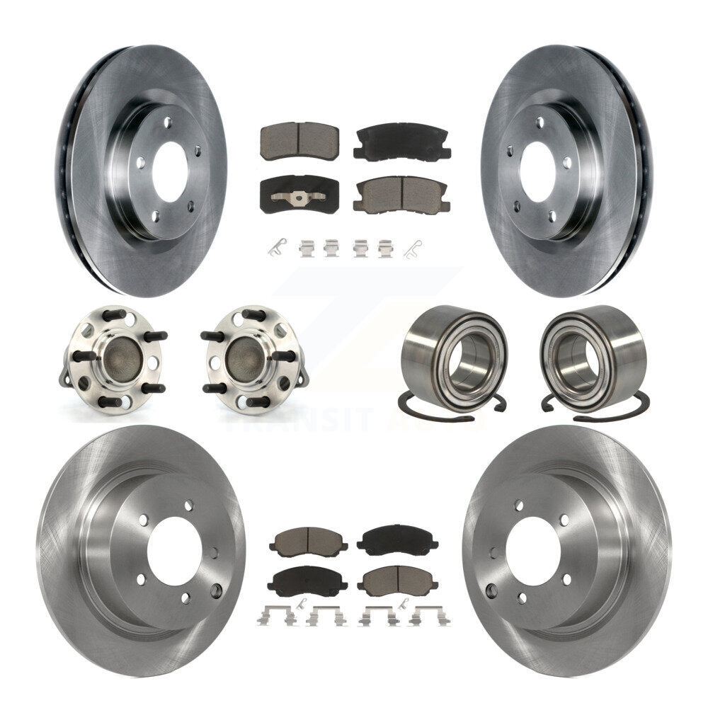 [Avant + Arrière] Kit de Roulement de roue pour Jeep Patriot Compass avec 302mm Diameter Rotor FWD KBB-117186