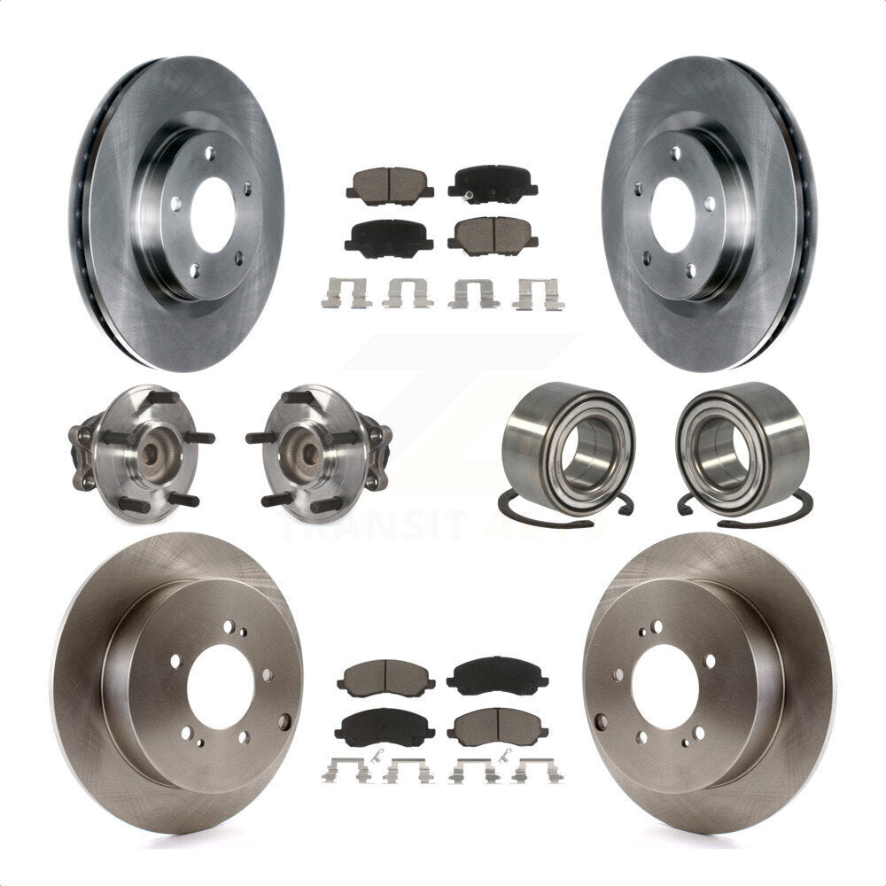 [Avant + Arrière] Kit de Roulement de roue pour 2013 Mitsubishi Outlander FWD avec 3.0L KBB-117199 par Transit Auto