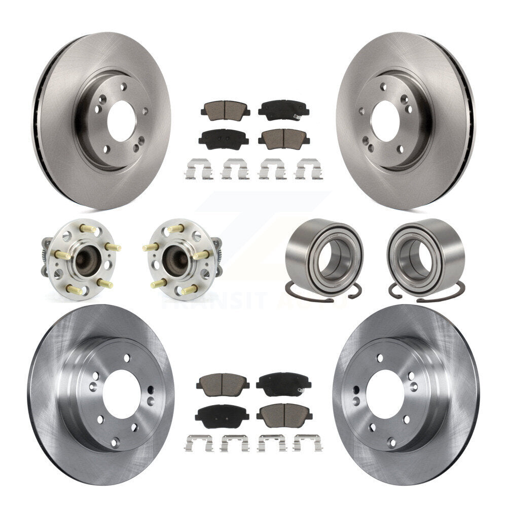 [Avant + Arrière] Kit de Roulement de roue pour Hyundai Sonata Kia Optima KBB-117206