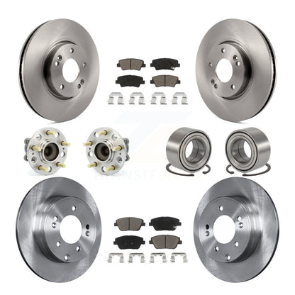 [Avant + Arrière] Kit de Roulement de roue pour Hyundai Sonata Kia Optima KBB-117206
