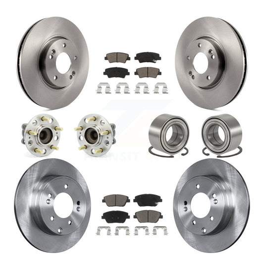 [Avant + Arrière] Kit de Roulement de roue pour Hyundai Sonata Kia Optima KBB-117206