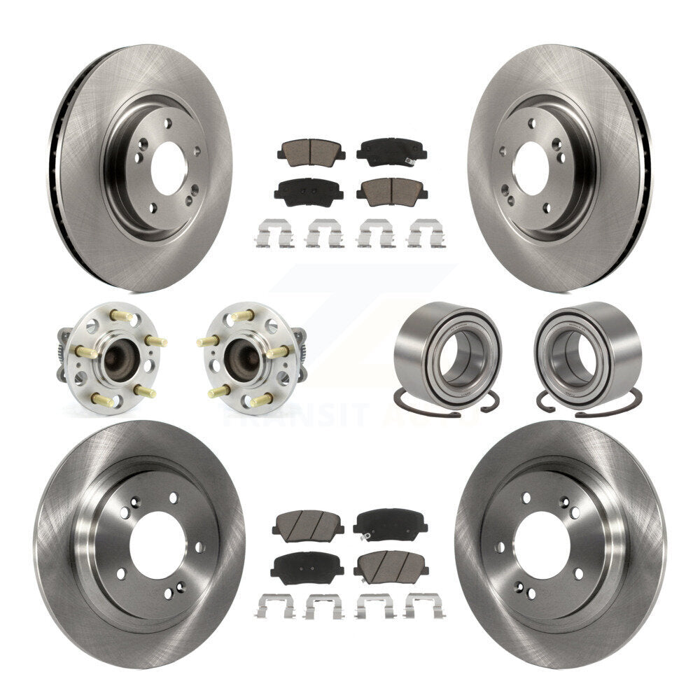 [Avant + Arrière] Kit de Roulement de roue pour 2016-2017 Hyundai Azera Limited KBB-117218