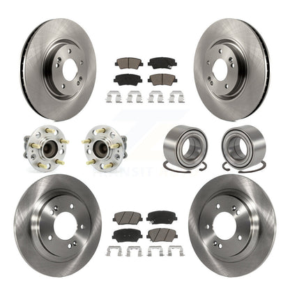 [Avant + Arrière] Kit de Roulement de roue pour 2016-2017 Hyundai Azera Limited KBB-117218