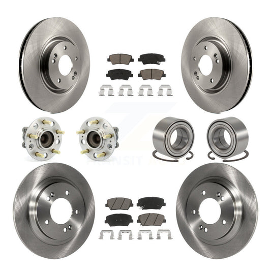 [Avant + Arrière] Kit de Roulement de roue pour 2016-2017 Hyundai Azera Limited KBB-117218