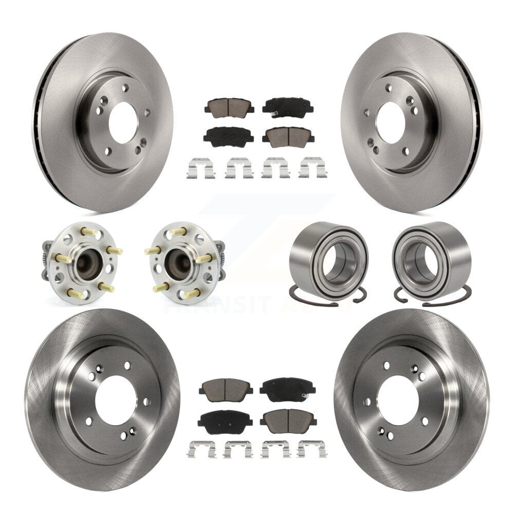 [Avant + Arrière] Kit de Roulement de roue pour 2013 Kia Optima 2.4L avec Electric Parking KBB-117223