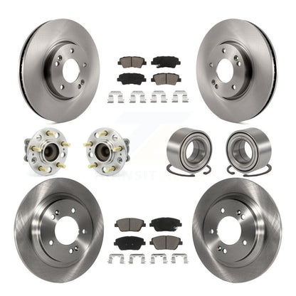 [Avant + Arrière] Kit de Roulement de roue pour 2013 Kia Optima 2.4L avec Electric Parking KBB-117223