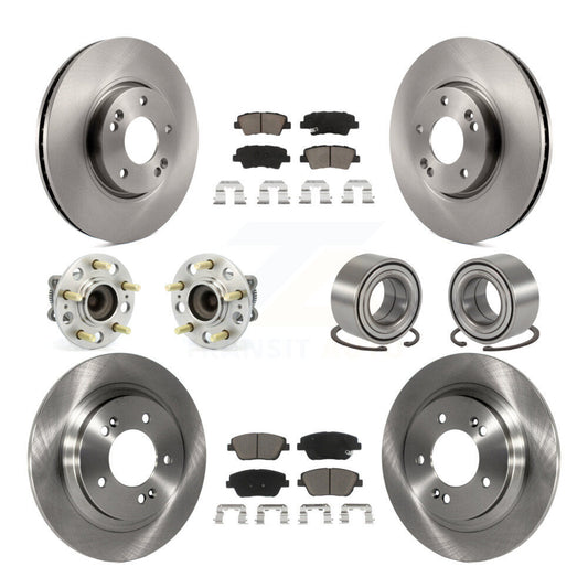 [Avant + Arrière] Kit de Roulement de roue pour 2013 Kia Optima 2.4L avec Electric Parking KBB-117223