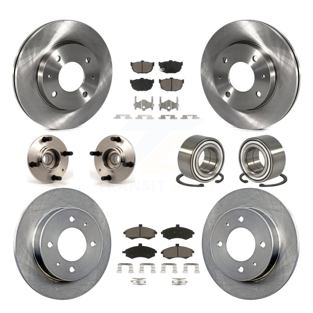 [Avant + Arrière] Kit de Roulement de roue pour Hyundai Elantra rear brakes avec Non-ABS KBB-117228