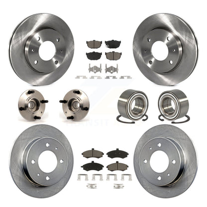 [Avant + Arrière] Kit de Roulement de roue pour Hyundai Elantra rear brakes avec Non-ABS KBB-117228