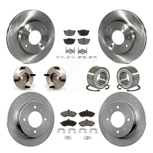 [Avant + Arrière] Kit de Roulement de roue pour Hyundai Elantra rear brakes avec Non-ABS KBB-117228