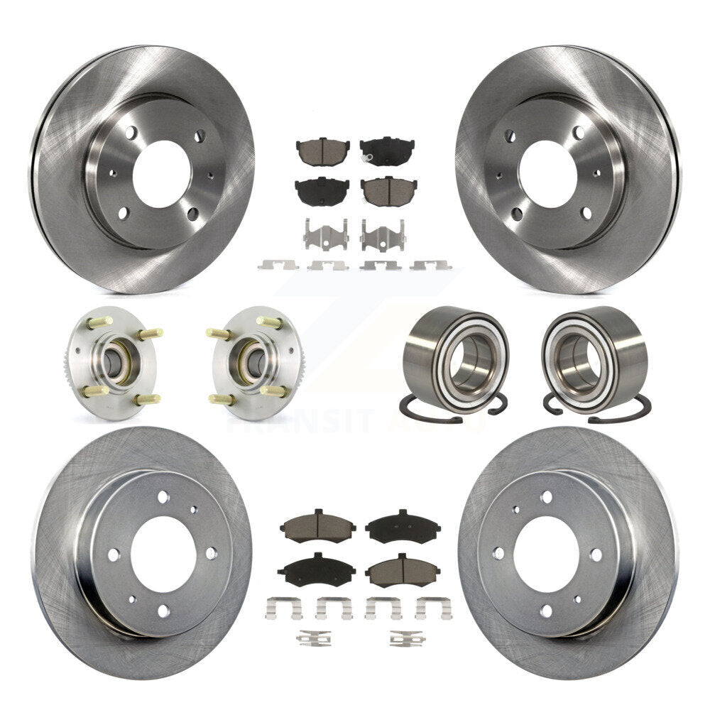 [Avant + Arrière] Kit de Roulement de roue pour Hyundai Elantra rear brakes avec 4-Wheel ABS KBB-117229