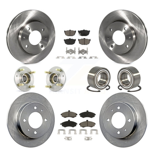 [Avant + Arrière] Kit de Roulement de roue pour Hyundai Elantra rear brakes avec 4-Wheel ABS KBB-117229