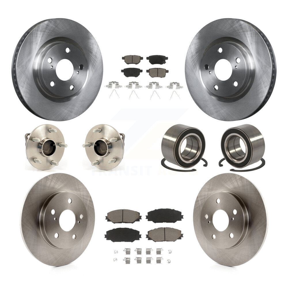 [Avant + Arrière] Kit de Roulement de roue pour 2009-2013 Toyota Matrix S avec FWD 2.4L KBB-117234