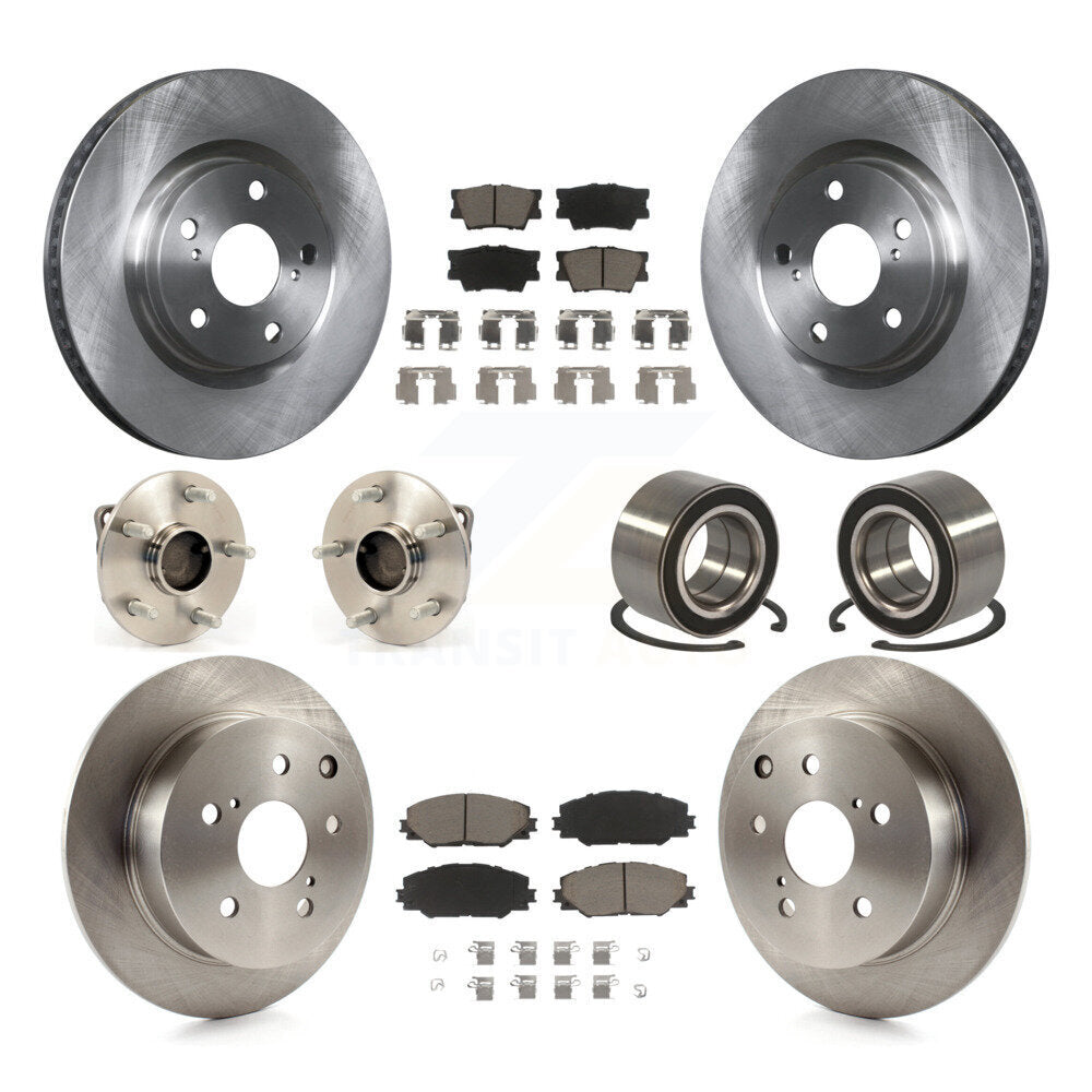 [Avant + Arrière] Kit de Roulement de roue pour 2009 Pontiac Vibe GT avec FWD 2.4L avec Sport Suspension KBB-117238