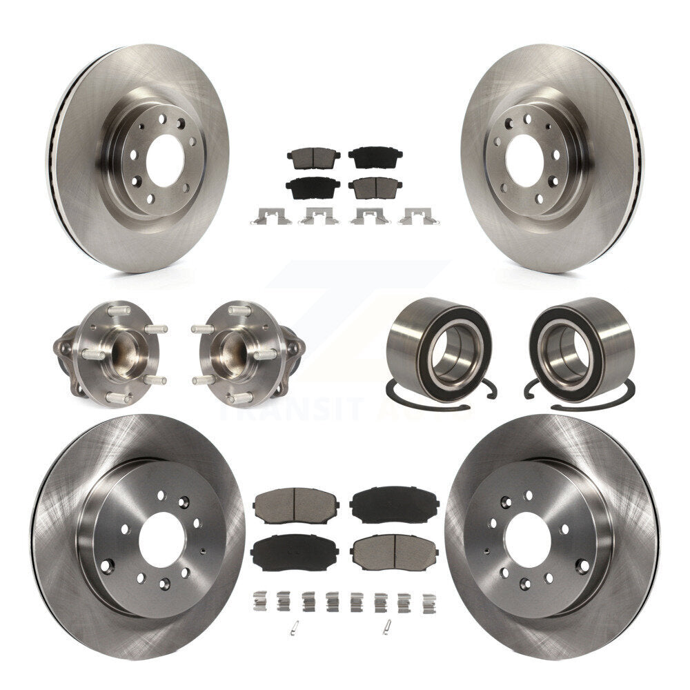 [Avant + Arrière] Kit de Roulement de roue pour 2007-2015 Mazda CX-9 FWD KBB-117244