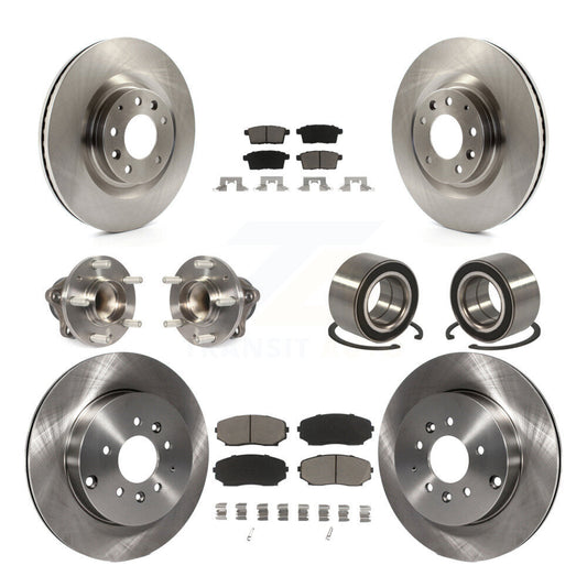 [Avant + Arrière] Kit de Roulement de roue pour 2007-2015 Mazda CX-9 FWD KBB-117244