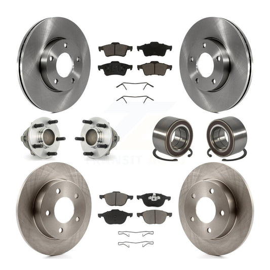 [Avant + Arrière] Kit de Roulement de roue pour 2005 Mazda 3 2.0L avec 4-Wheel ABS From 01 05 KBB-117254