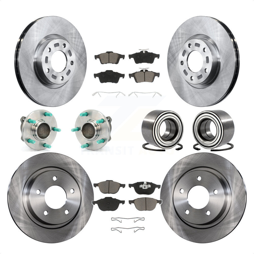 [Avant + Arrière] Kit de Roulement de roue pour 2005 Mazda 3 2.3L avec Non-ABS From 01 05 KBB-117255 par Transit Auto