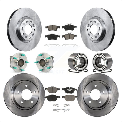 [Avant + Arrière] Kit de Roulement de roue pour 2005 Mazda 3 2.3L avec Non-ABS From 01 05 KBB-117255 par Transit Auto