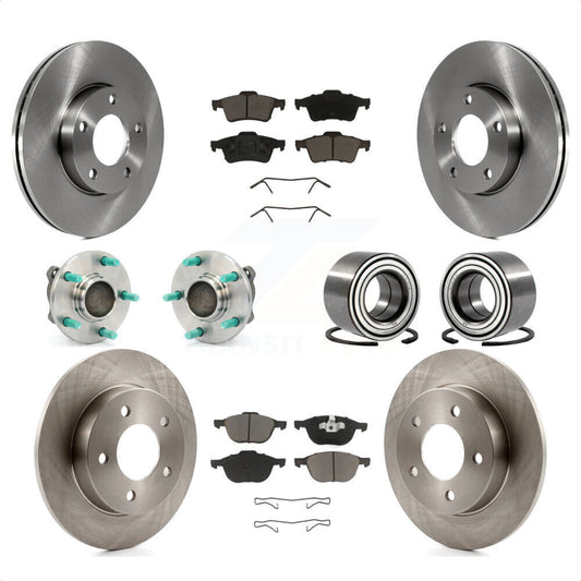 [Avant + Arrière] Kit de Roulement de roue pour 2005 Mazda 3 2.0L avec Non-ABS From 01 05 KBB-117256 par Transit Auto