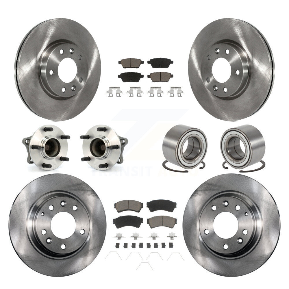 [Avant + Arrière] Kit de Roulement de roue pour 2009-2013 Mazda 6 3.7L KBB-117259