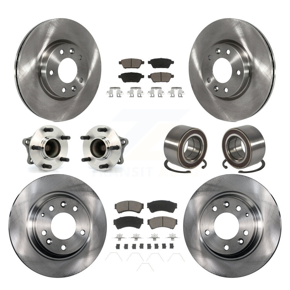 [Avant + Arrière] Kit de Roulement de roue pour 2009-2013 Mazda 6 2.5L KBB-117260
