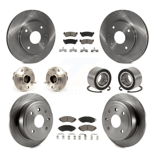 [Avant + Arrière] Kit de Roulement de roue pour Suzuki Forenza Reno Chevrolet Optra 4-Wheel ABS KBB-117262 par Transit Auto