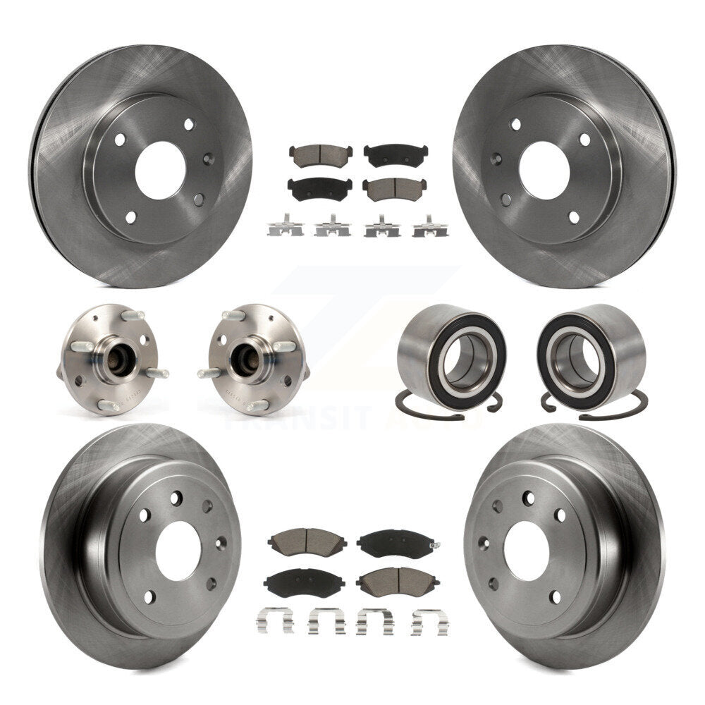 [Avant + Arrière] Kit de Roulement de roue pour Suzuki Forenza Reno Chevrolet Optra Non-ABS KBB-117263