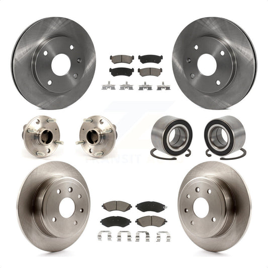[Avant + Arrière] Kit de Roulement de roue pour 2004-2006 Chevrolet Optra 4-Wheel ABS avec 276mm Diameter Rotor KBB-117264 par Transit Auto