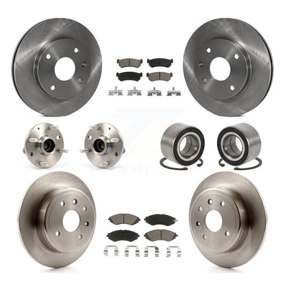 [Avant + Arrière] Kit de Roulement de roue pour 2004-2006 Chevrolet Optra Non-ABS avec 276mm Diameter Rotor KBB-117265