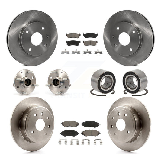 [Avant + Arrière] Kit de Roulement de roue pour 2004-2006 Chevrolet Optra Non-ABS avec 276mm Diameter Rotor KBB-117265