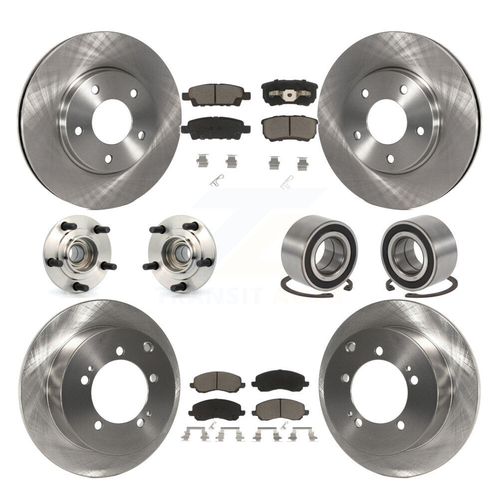 [Avant + Arrière] Kit de Roulement de roue pour 2004-2006 Mitsubishi Lancer Ralliart KBB-117266