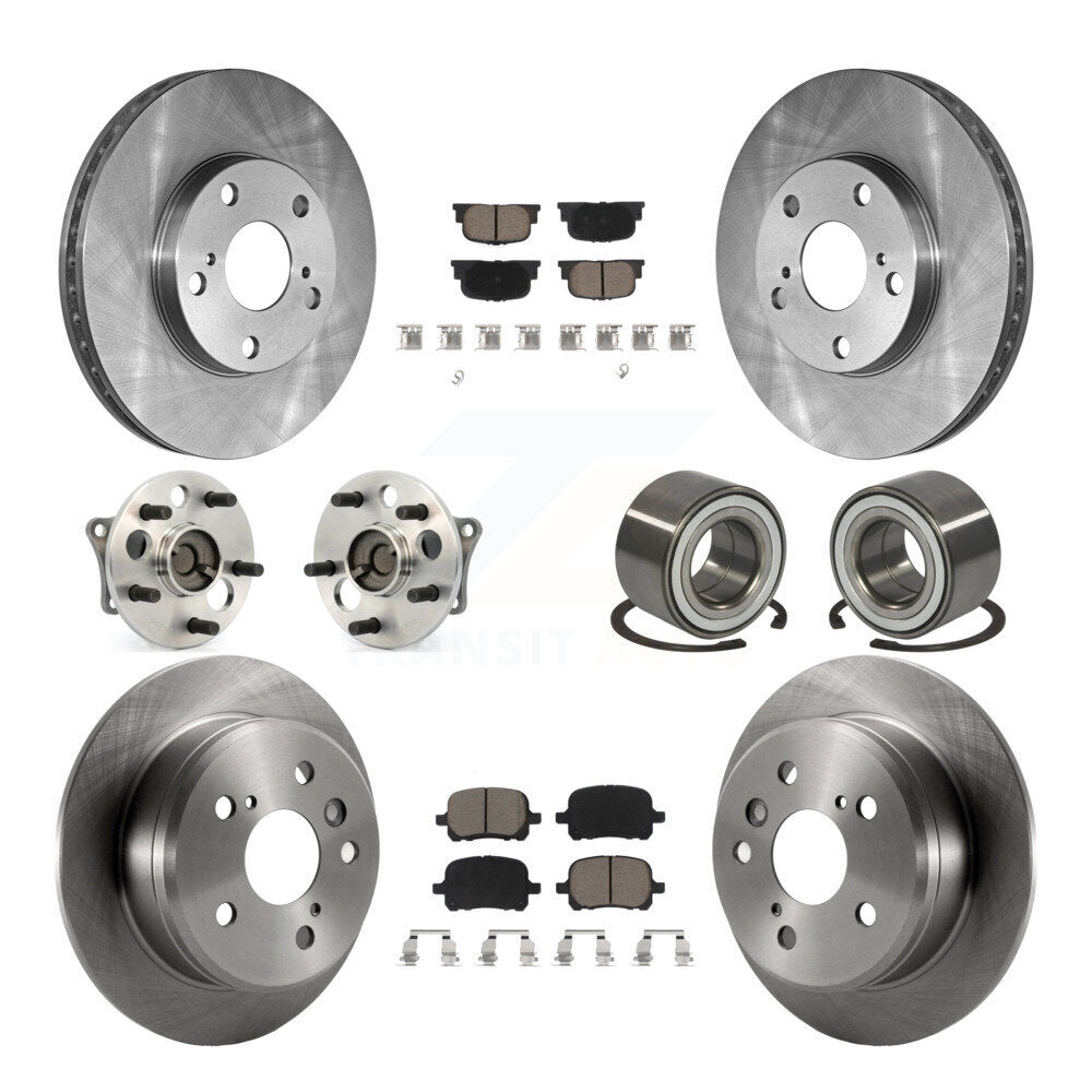 [Avant + Arrière] Kit de Roulement de roue pour 2000-2001 Toyota Camry 3.0L avec 4-Wheel ABS Vehicles Manufactured In Japan KBB-117272
