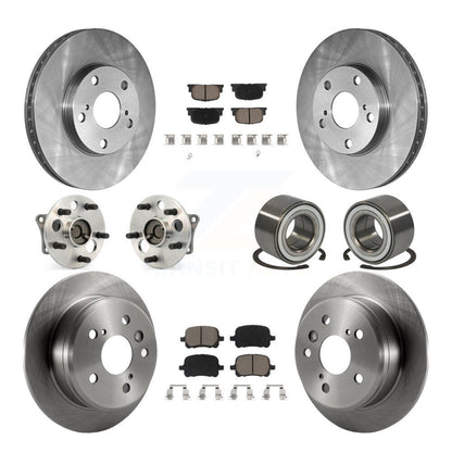 [Avant + Arrière] Kit de Roulement de roue pour 2000-2001 Toyota Camry 3.0L avec 4-Wheel ABS Vehicles Manufactured In Japan KBB-117272