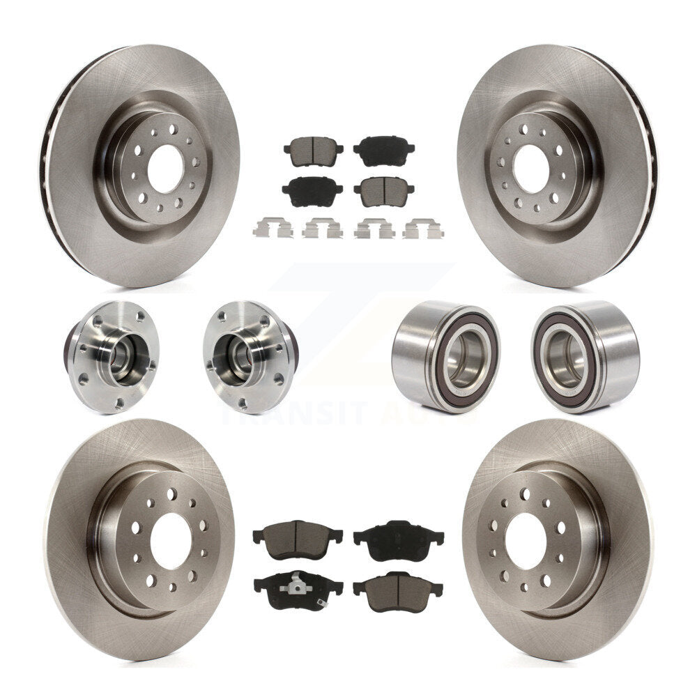 [Avant + Arrière] Kit de Roulement de roue pour 2014-2017 Fiat 500L KBB-117275