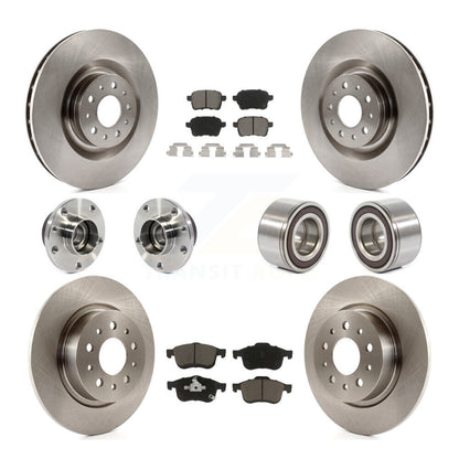 [Avant + Arrière] Kit de Roulement de roue pour 2014-2017 Fiat 500L KBB-117275