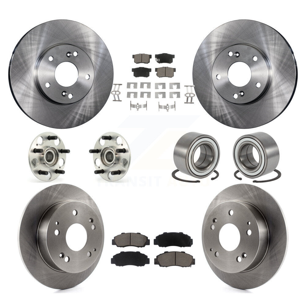 [Avant + Arrière] Kit de Roulement de roue pour 1998-2002 Honda Accord 3.0L avec rear brakes KBB-117276