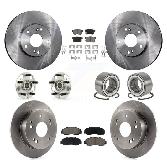 [Avant + Arrière] Kit de Roulement de roue pour 1998-2002 Honda Accord 3.0L avec rear brakes KBB-117276