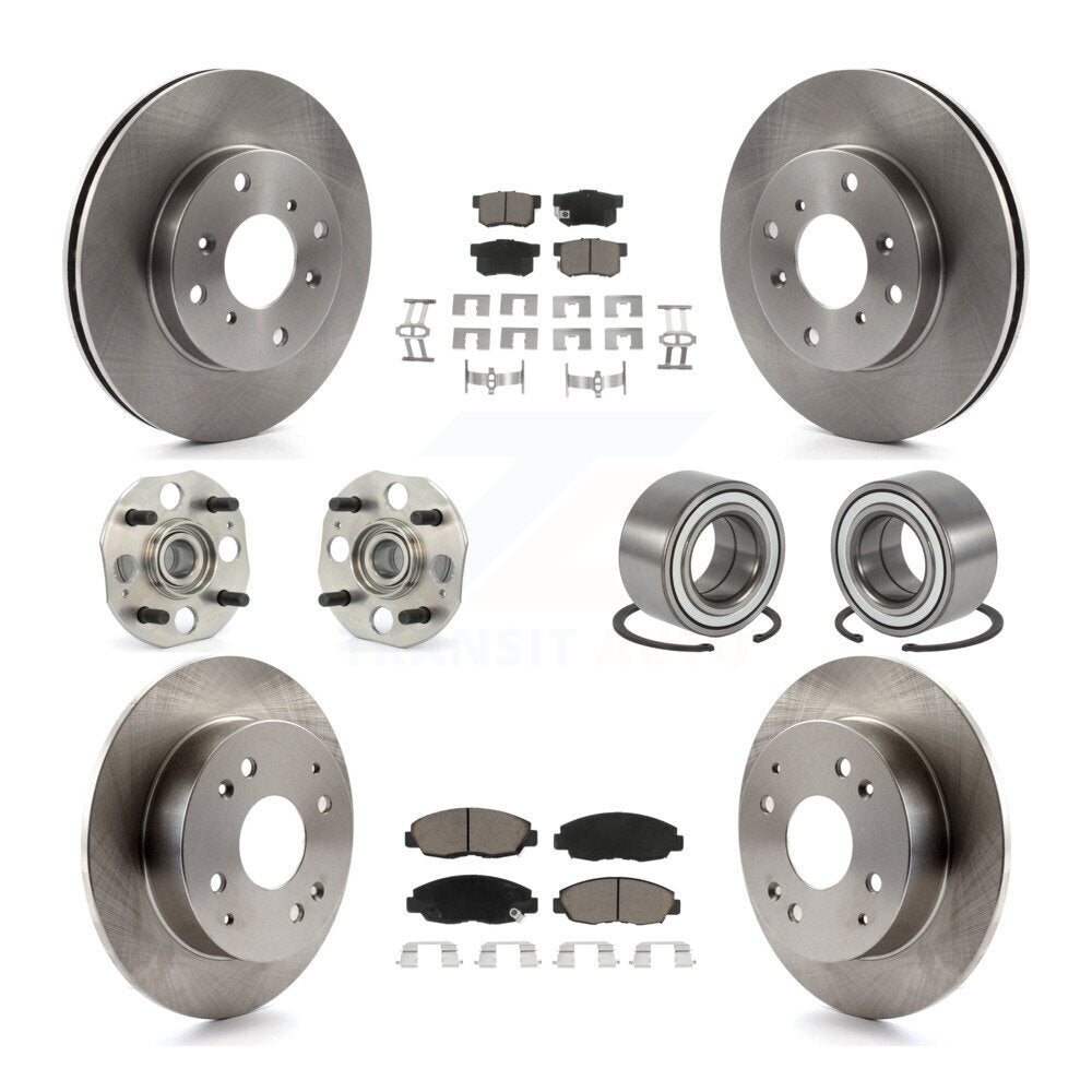 [Avant + Arrière] Kit de Roulement de roue pour 1998-2002 Honda Accord Coupe avec 2.3L 4-Wheel ABS KBB-117278