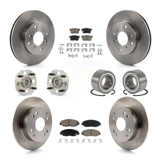 [Avant + Arrière] Kit de Roulement de roue pour 1998-2002 Honda Accord Coupe avec 2.3L 4-Wheel ABS KBB-117278