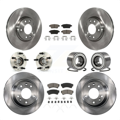 [Avant + Arrière] Kit de Roulement de roue pour Ford Fusion Lincoln MKZ Mercury Milan Mazda 6 Zephyr KBB-117291 par Transit Auto