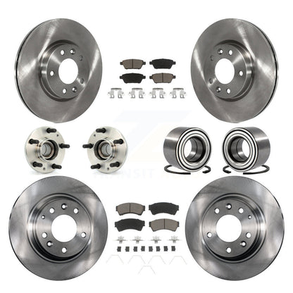[Avant + Arrière] Kit de Roulement de roue pour Ford Fusion Lincoln MKZ Mercury Milan Mazda 6 Zephyr KBB-117291