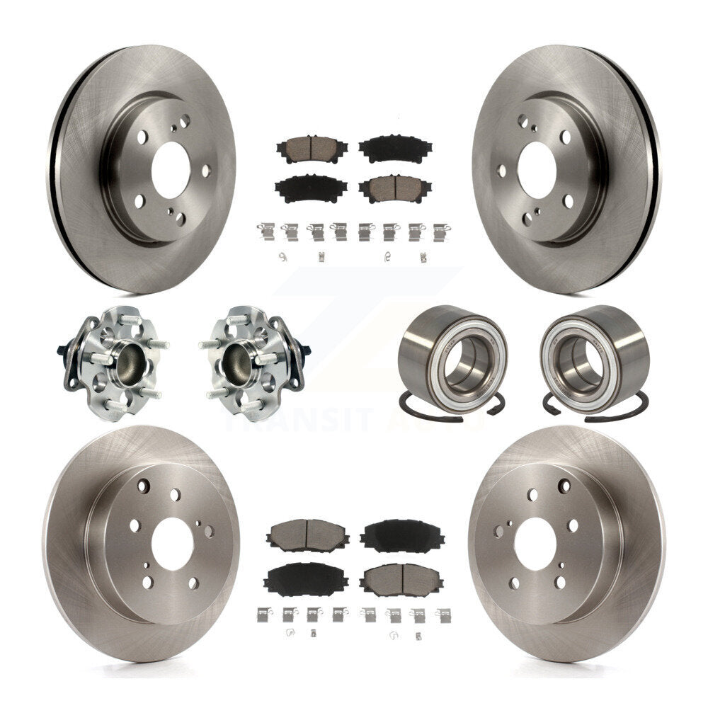 [Avant + Arrière] Kit de Roulement de roue pour 2017-2018 Toyota Prius V KBB-117293