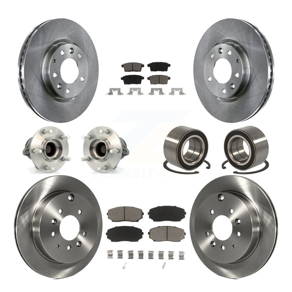 [Avant + Arrière] Kit de Roulement de roue pour 2007-2012 Mazda CX-7 FWD KBB-117297