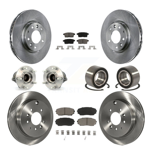 [Avant + Arrière] Kit de Roulement de roue pour 2007-2012 Mazda CX-7 FWD KBB-117297