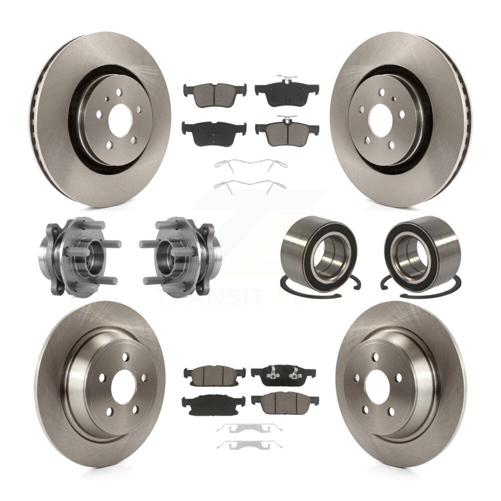 [Avant + Arrière] Kit de Roulement de roue pour 2015 Ford Edge AWD KBB-117300