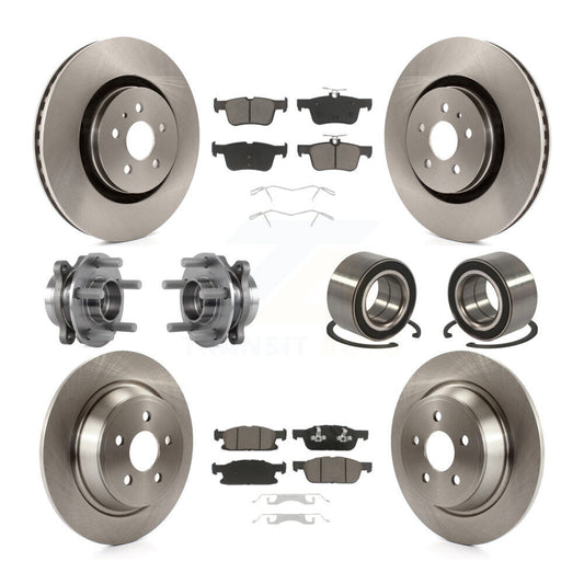 [Avant + Arrière] Kit de Roulement de roue pour 2015 Ford Edge AWD KBB-117300