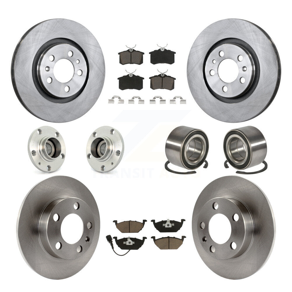 [Avant + Arrière] Kit de Roulement de roue pour 2007-2010 Volkswagen Beetle avec 280mm Diameter Rotor KBB-117303